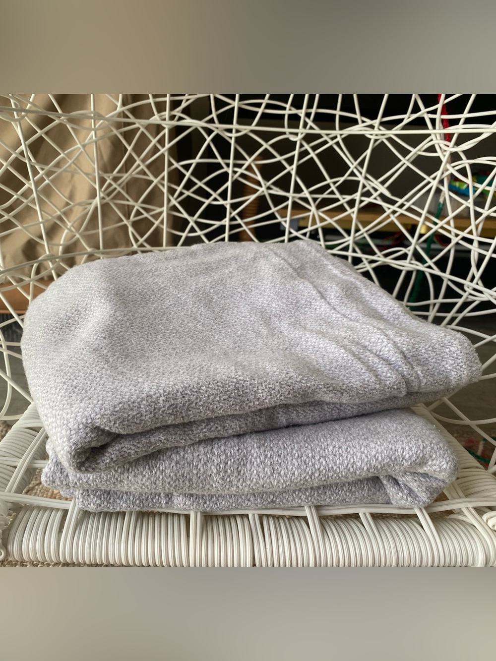 Coyuchi Gray Organic Cotton Cloud Brushed Flannel Shams - Set of 2 King Size